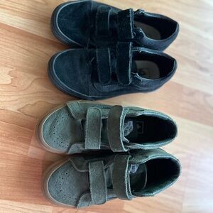 Kids vans shoes two pairs. Size 13